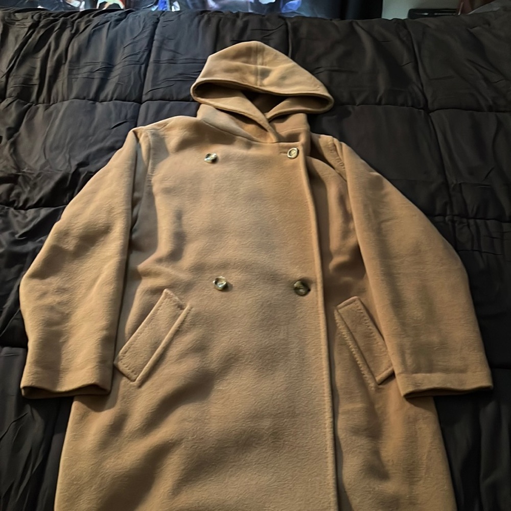 Max Mara hooded coat size 14